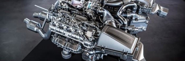 Mercedes prezinta motorul V8 al noului AMG GT